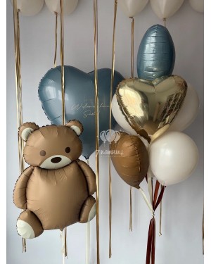 Большой набор шаров на выписку для сына