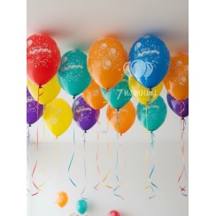 Воздушные шары С Днем Рождения 15 штук