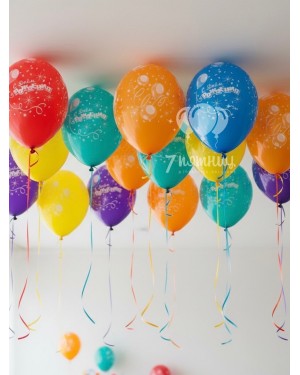 Воздушные шары С Днем Рождения 15 штук