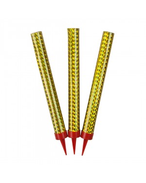 Свеча Фонтан для торта, 30 сек, 12 см, 3 шт