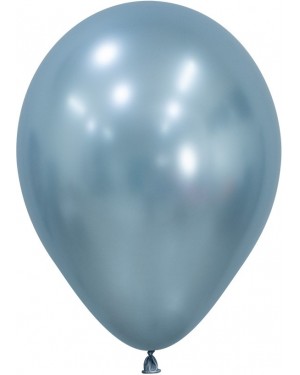 Шар (12''/30 см) с гелием, Арктический голубой (839), шелк