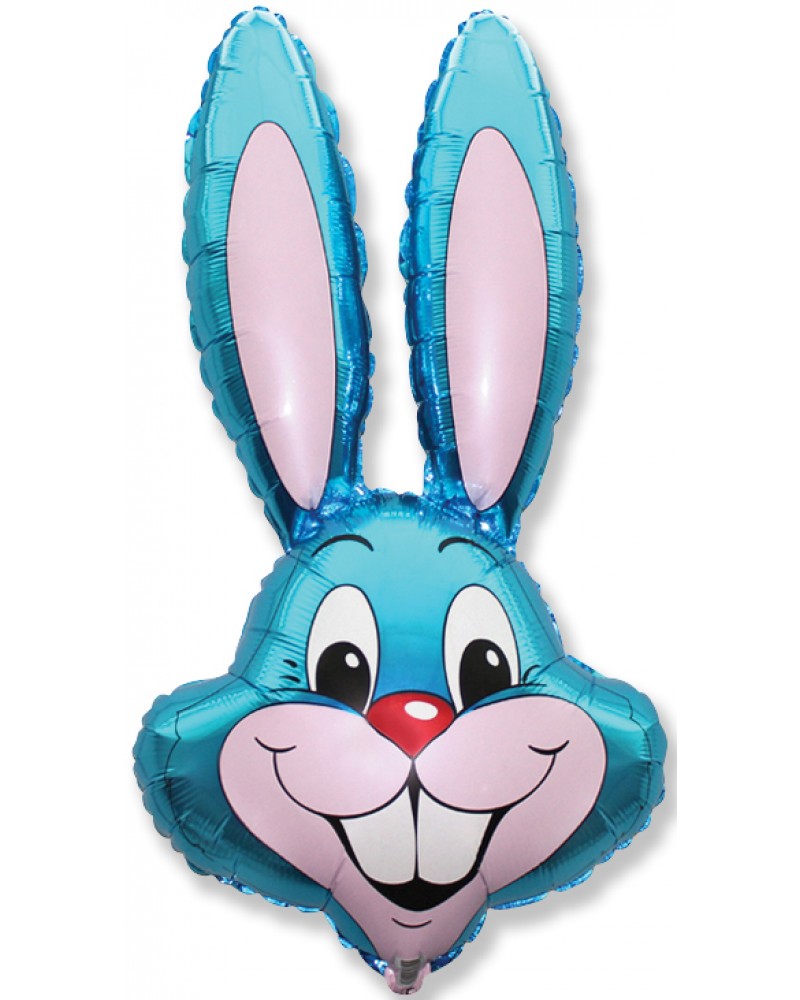 Шар (35''/89 см) Фигура, Заяц , цвет в ассортименте