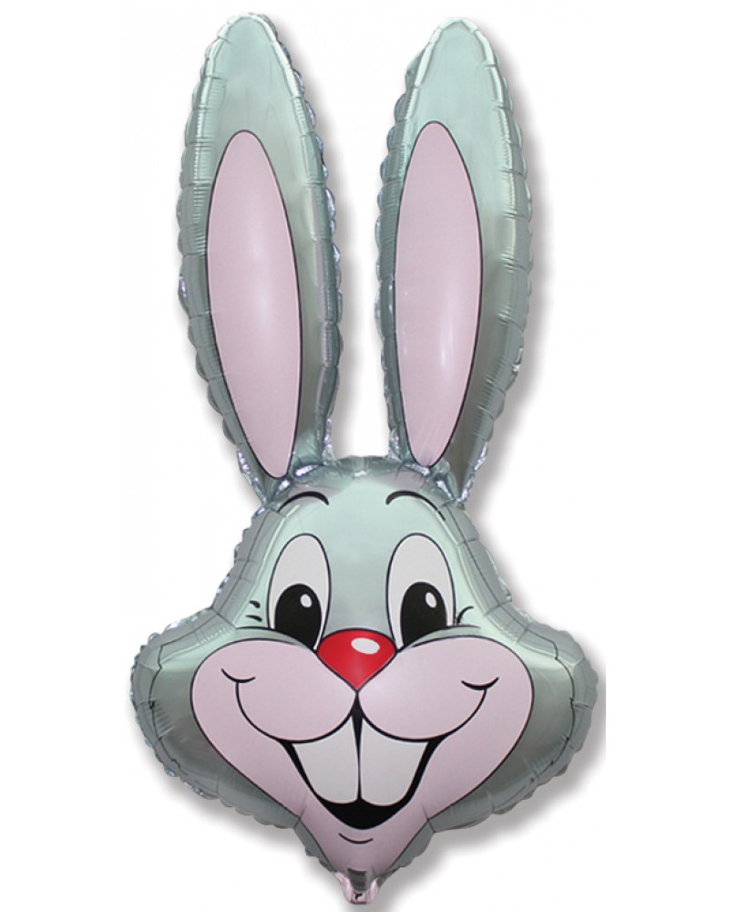 Шар (35''/89 см) Фигура, Заяц , цвет в ассортименте