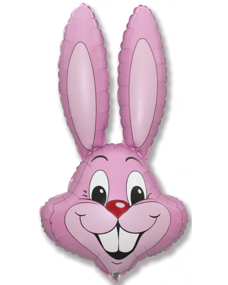 Шар (35''/89 см) Фигура, Заяц , цвет в ассортименте