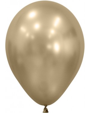 Шар (12''/30 см) с гелием, Золотой Песок (870), шелк