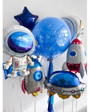 Большой набор шаров Космический день рождения для мальчика