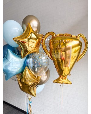 Воздушные шары для мальчика Юный чемпион