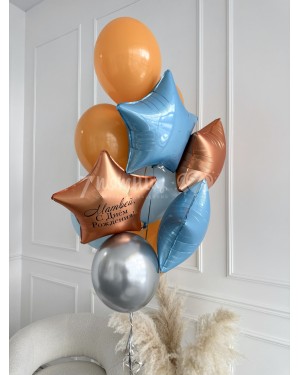 Фонтан из 13 шаров Мульти