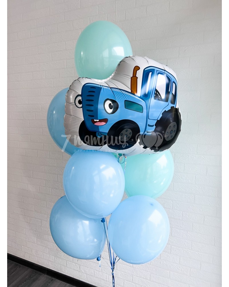 Набор шаров Синий трактор