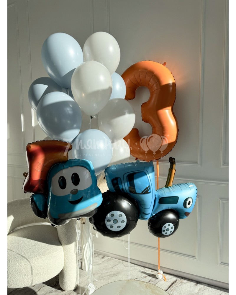 Большой набор с цифрой и мультгероями