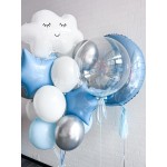 Большой набор шаров на выписку для мальчика