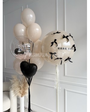 Воздушные шары Новая классика с фатином