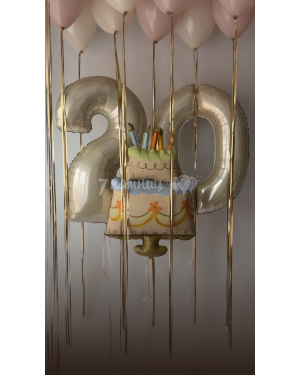 Воздушные шары Торт для девушки