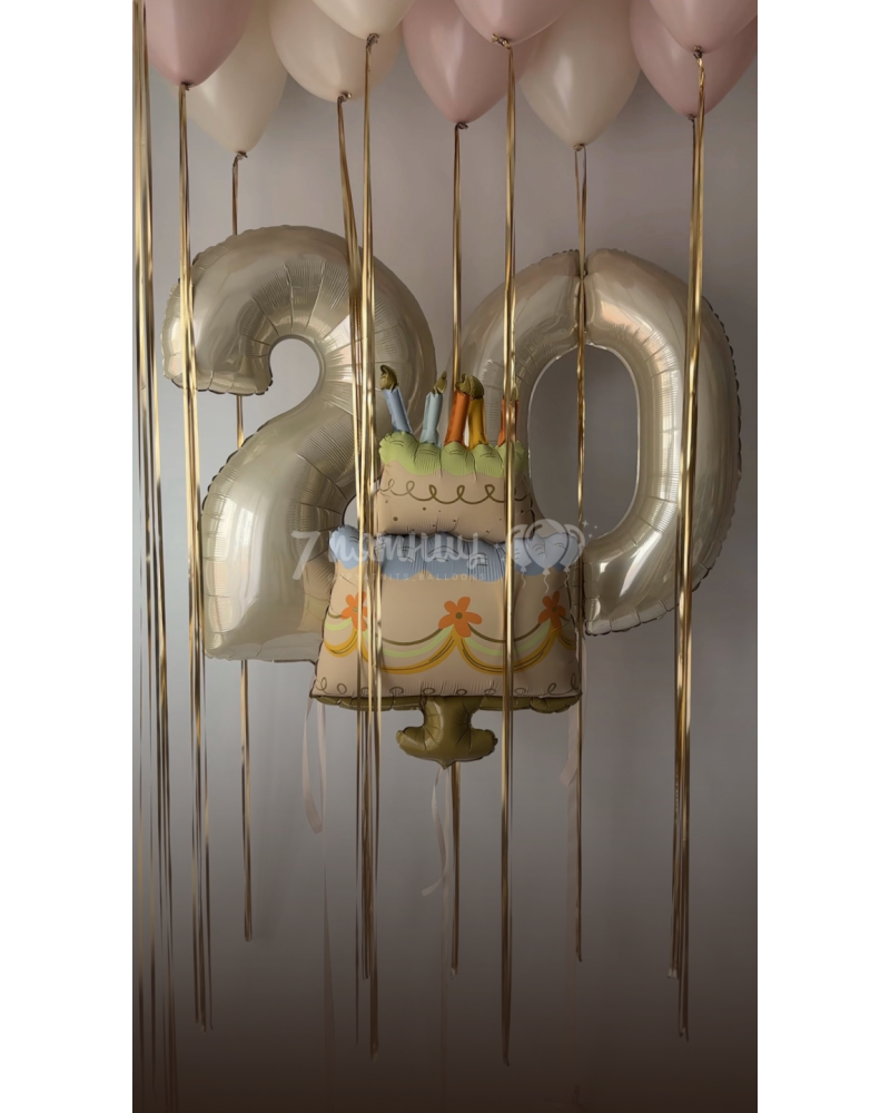 Воздушные шары Торт для девушки