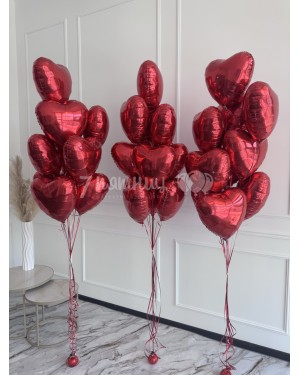 Воздушные шары - Воздушные сердца для любимых