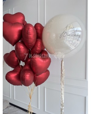 Большой набор шаров для любимой девушки