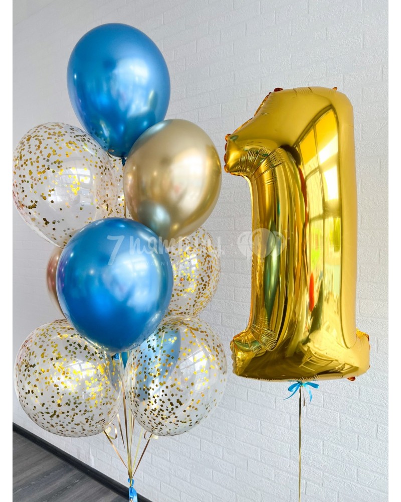 Воздушные шарики на годик