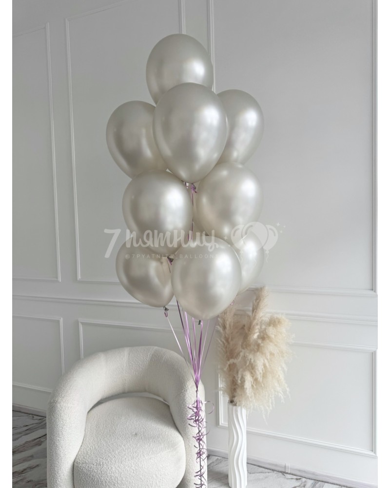 Фонтан из 13 шаров шелк