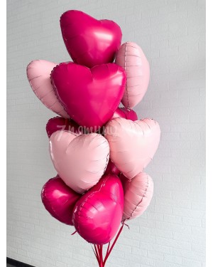 Букет шаров сердце для любимой