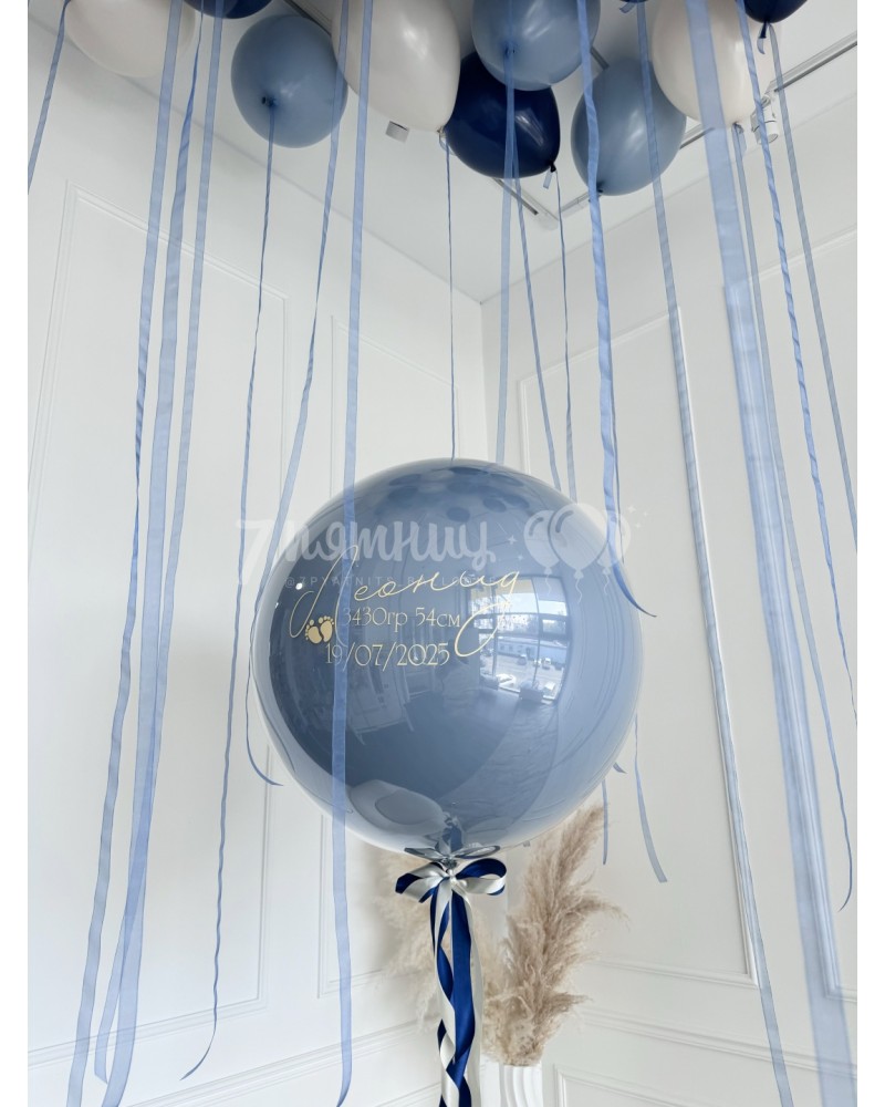 Набор шаров на выписку для сына