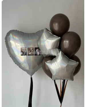 Набор шаров Самый лучший папа (с фото)