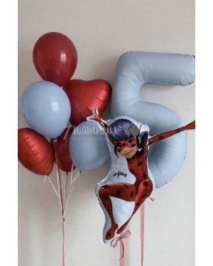 Набор шаров с Леди Баг