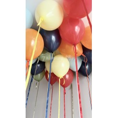 Воздушный шар на атласной ленте (пастель ассорти)