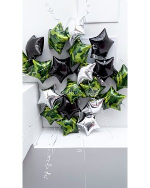 Фольгированные звезды 20 шт