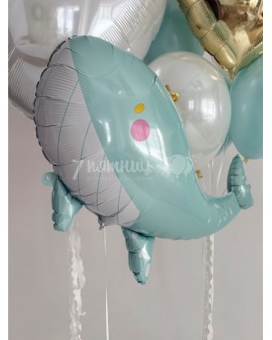 Воздушные шары на выписку для мальчика