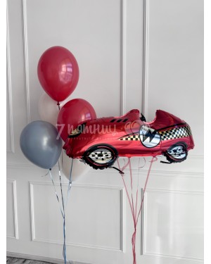 Воздушные шары с машинкой для мальчика