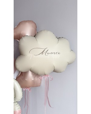 Набор шаров с мишкой и цифрой