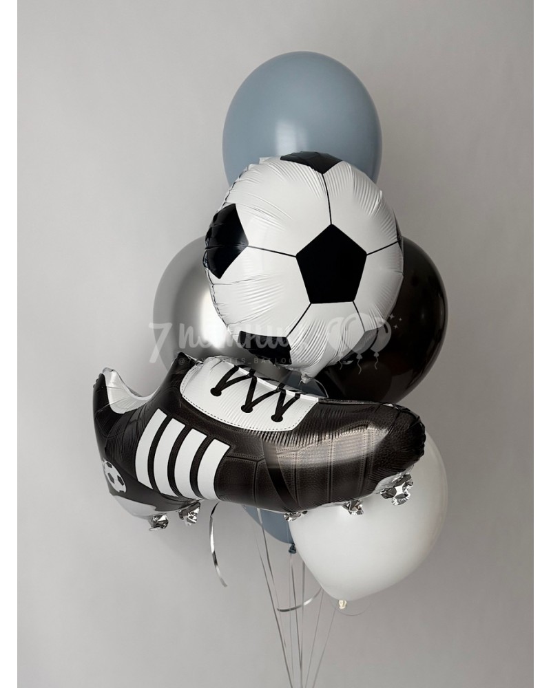 Набор шаров футбольный с мячом и бутсой