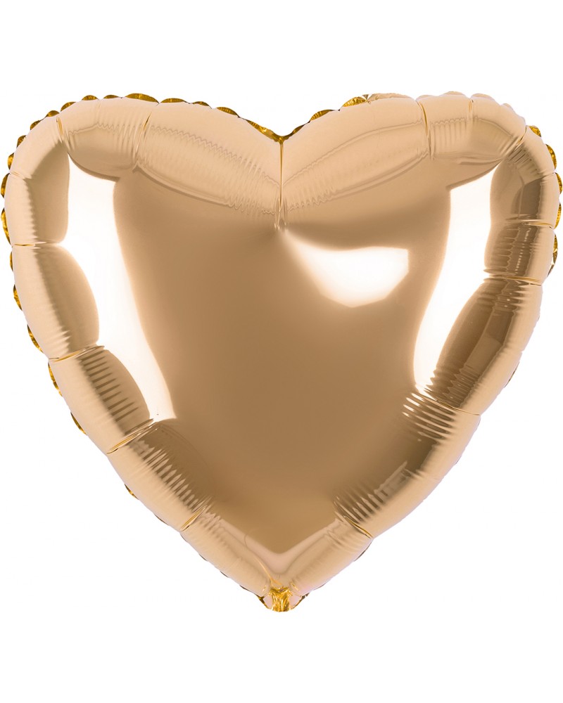 Шар (18''/46 см) Сердце, Античное золото