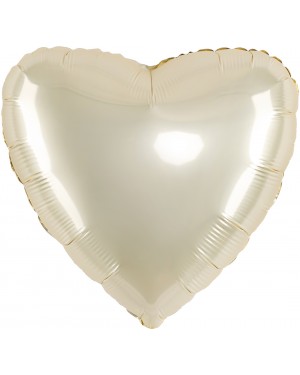 Шар (18''/46 см) Сердце, Золото, Сатин