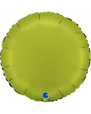Шар (18''/46 см) Круг, Зеленый чай, Сатин