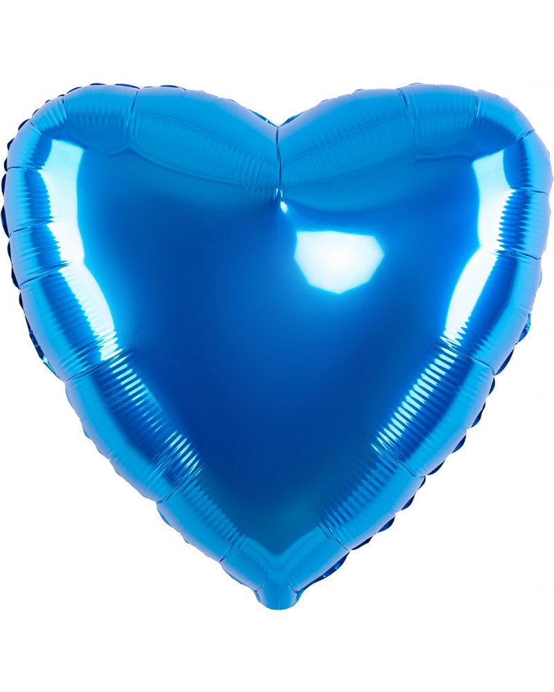 Шар (18''/46 см) Сердце, Синий