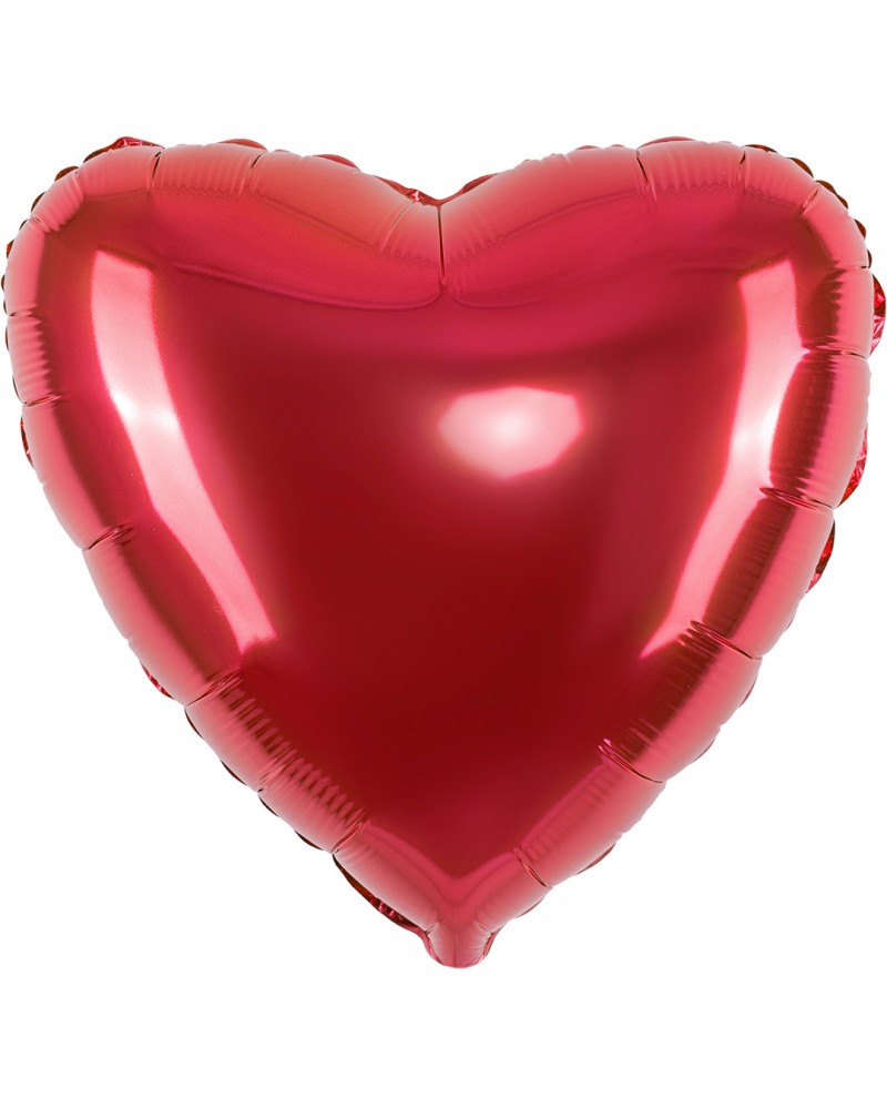 Шар (18''/46 см) Сердце, Красный