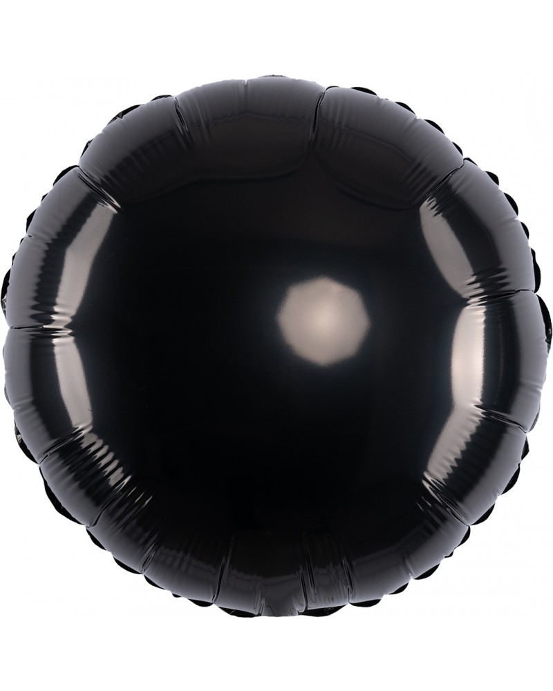 Шар (18''/46 см) Круг, Черный