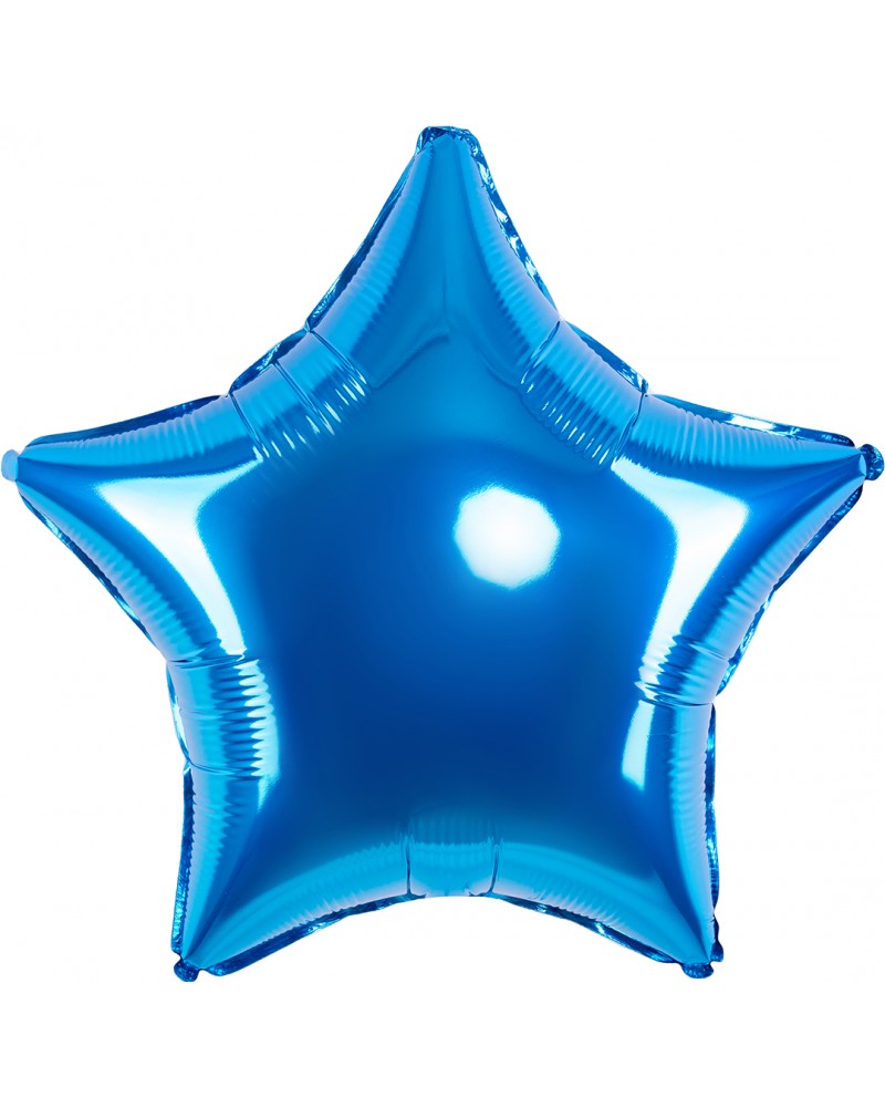 Шар (18''/46 см) Звезда, Синий