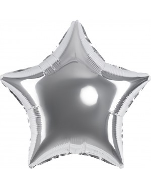 Шар (18''/46 см) Звезда, Серебро