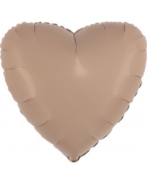 Шар (18''/46 см) Сердце, Ретро Какао