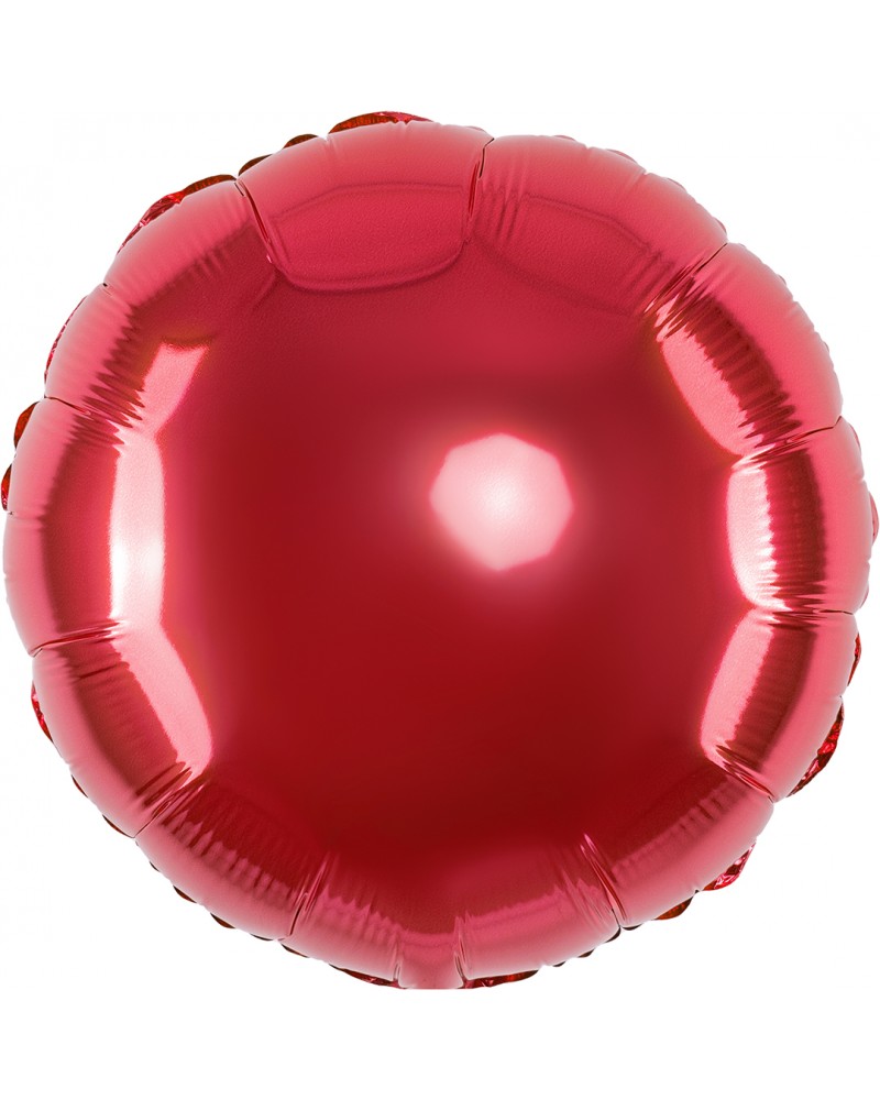 Шар (18''/46 см) Круг, Красный