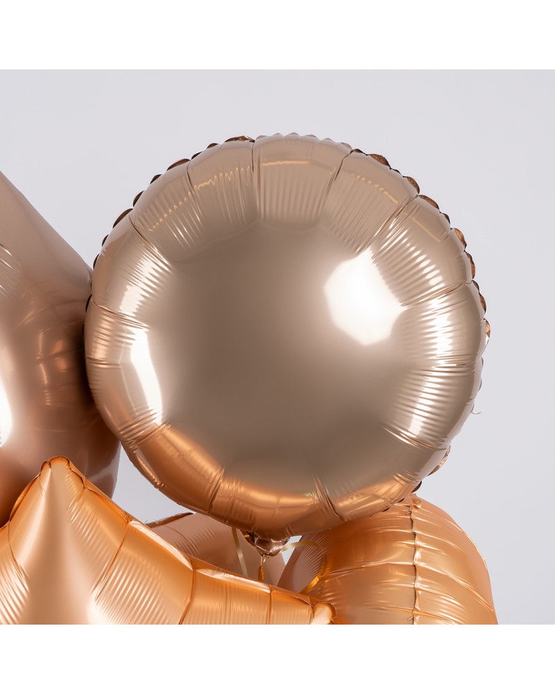 Шар (18''/46 см) Круг, Золото Калифорнии