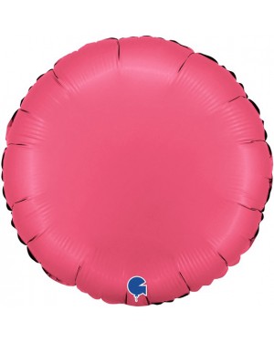 Шар (18''/46 см) Круг, Ягодная помада, Сатин
