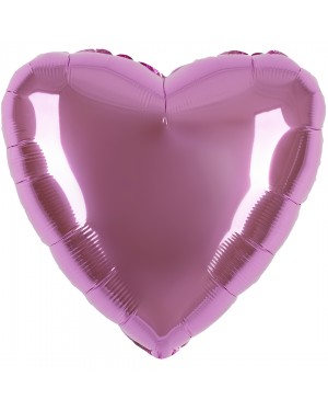 Шар (18''/46 см) Сердце, Светло-розовый
