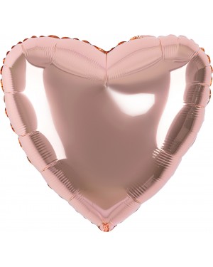 Шар (18''/46 см) Сердце, Розовое Золото