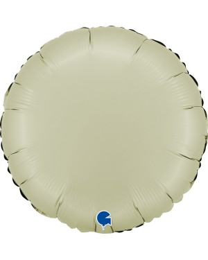 Шар (18''/46 см) Круг, Зеленый чай, Сатин