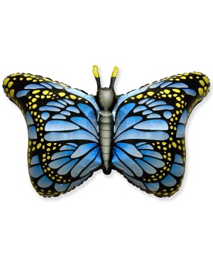 Шар ФИГУРА Бабочка крылья голубые