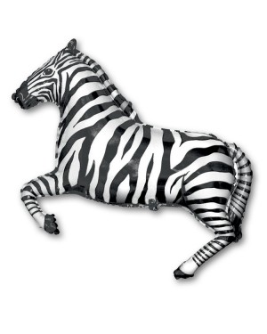 Шар ФИГУРА Зебра черная