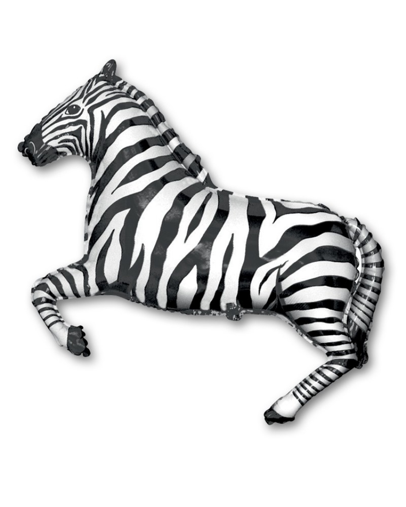 Шар ФИГУРА Зебра черная